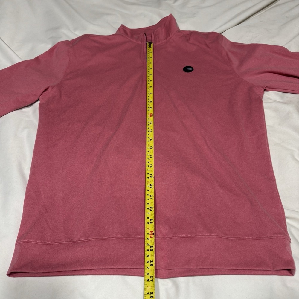 Official US Open Tennis Pink 1/4 Quarter Zip Pullover Long Sleeve Men's Large - Picture 8 of 10